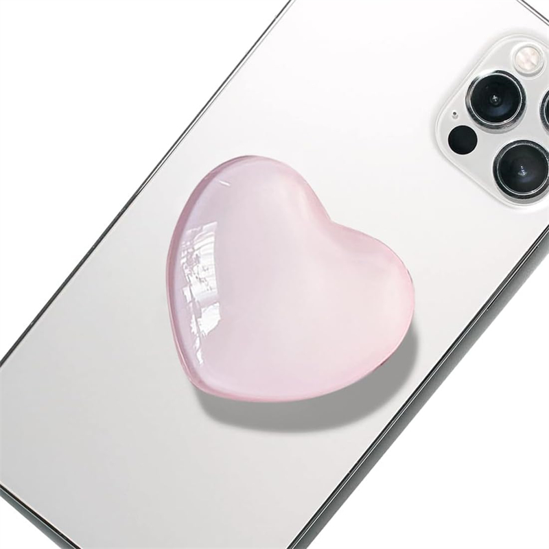 Tech Accessories Phone - Anillo de dedo plegable de cristal