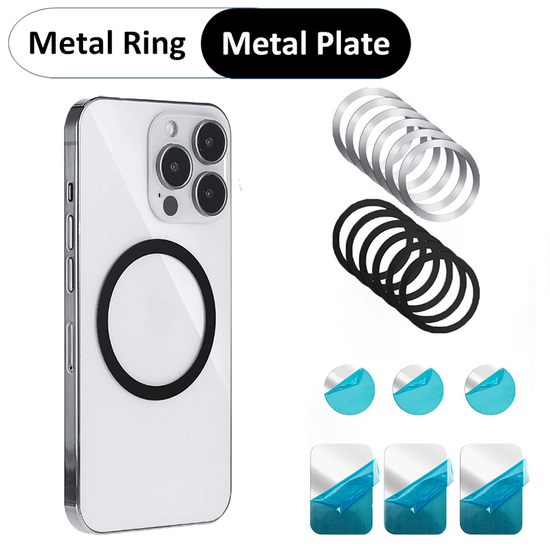 Tech Accessories Phone - Placa de Metal Universal y anillo