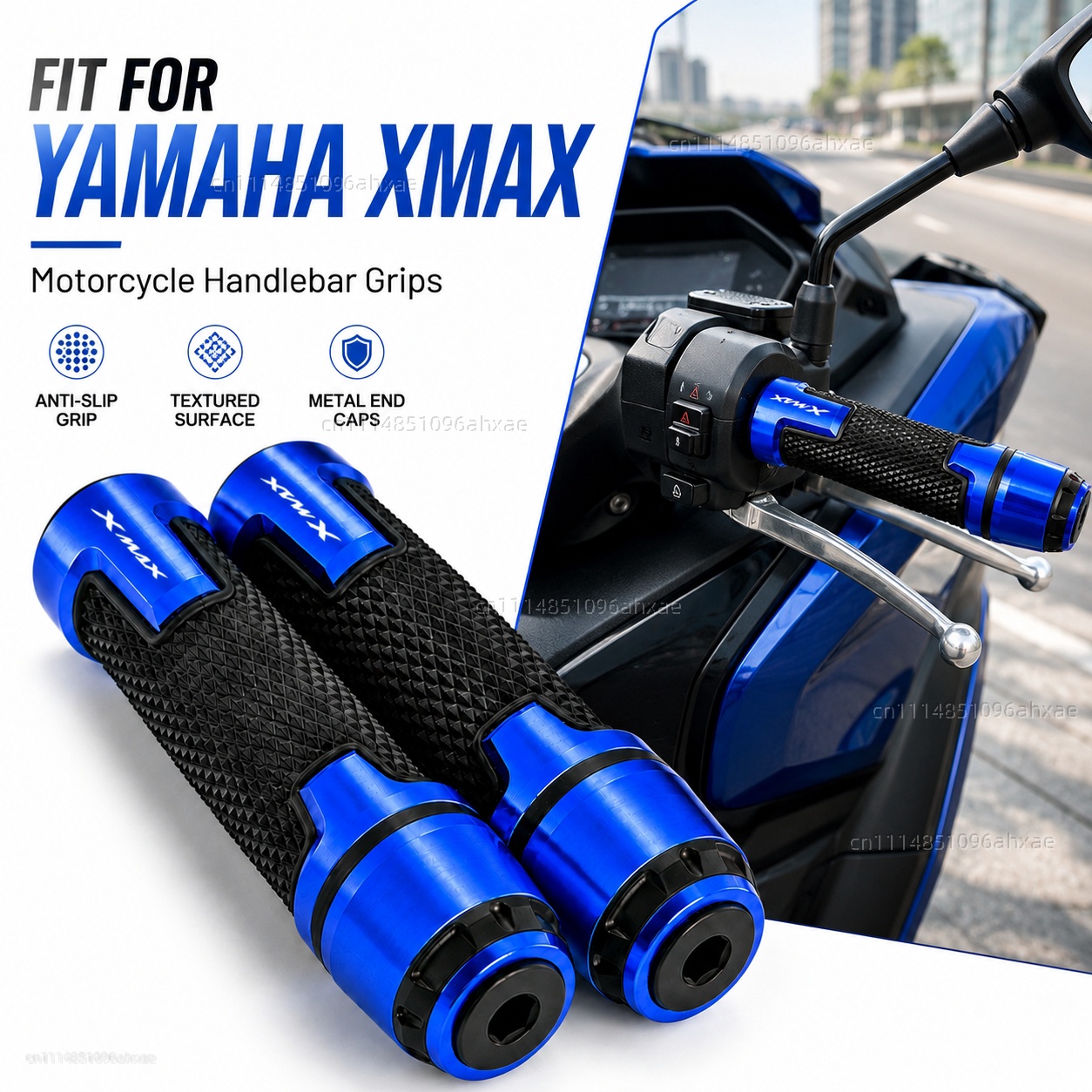 Xmax Tech Max Accessories - Nuevos empuñaduras de manillar para motocicleta