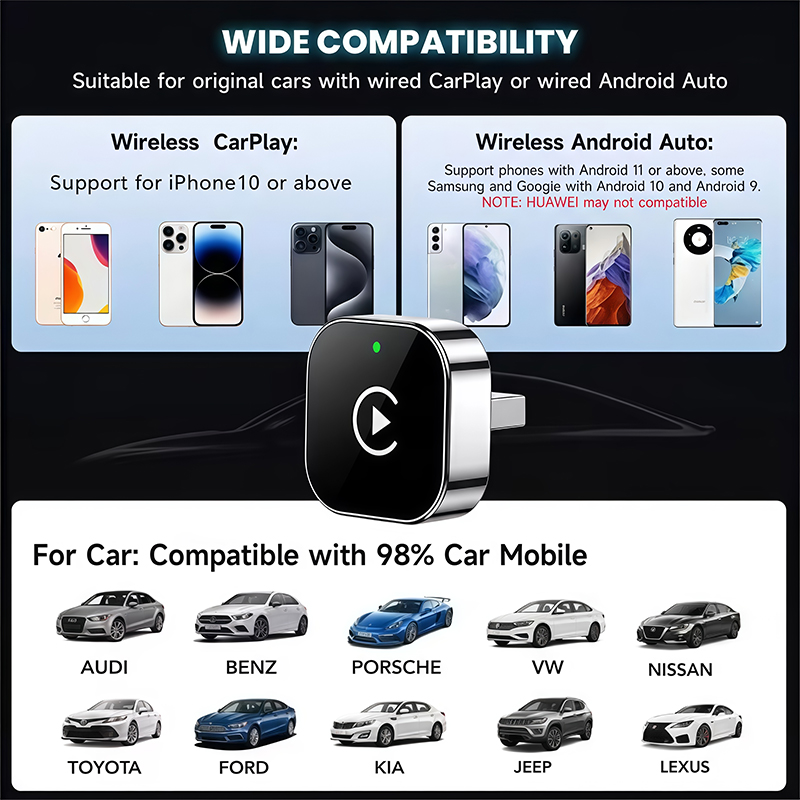 Adaptador Inalámbrico CarPlay  - Tech Accessories Phone reseña y precio
