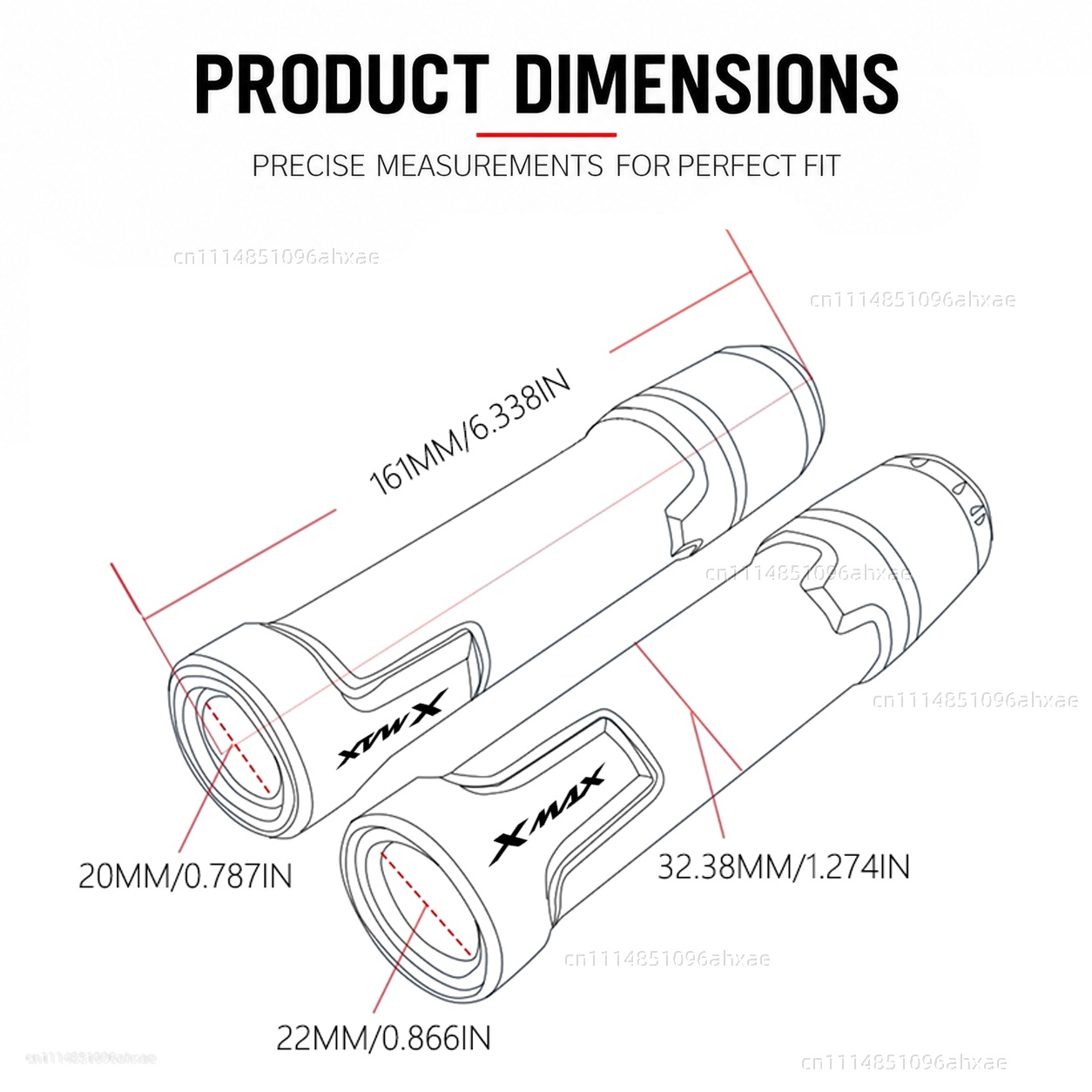 Nuevos empuñaduras de manillar - Xmax Tech Max Accessories reseña y precio