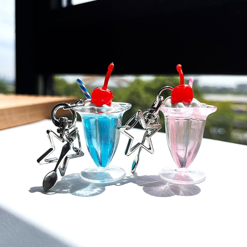 Lindo llavero de taza de crema - Tech Girl Accessories reseña y precio