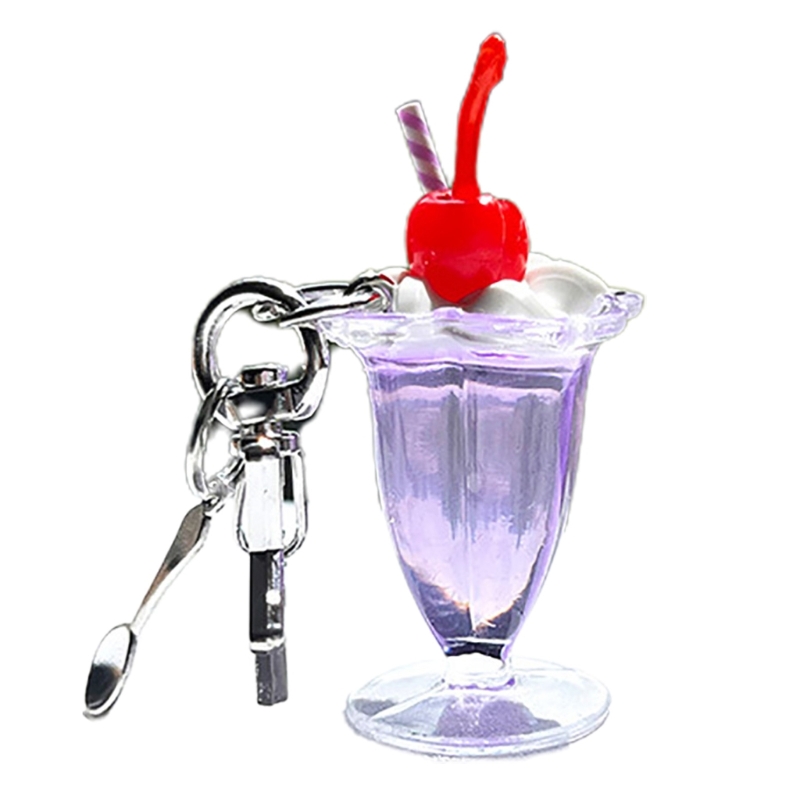 Lindo llavero de taza de crema - Tech Girl Accessories reseña y precio