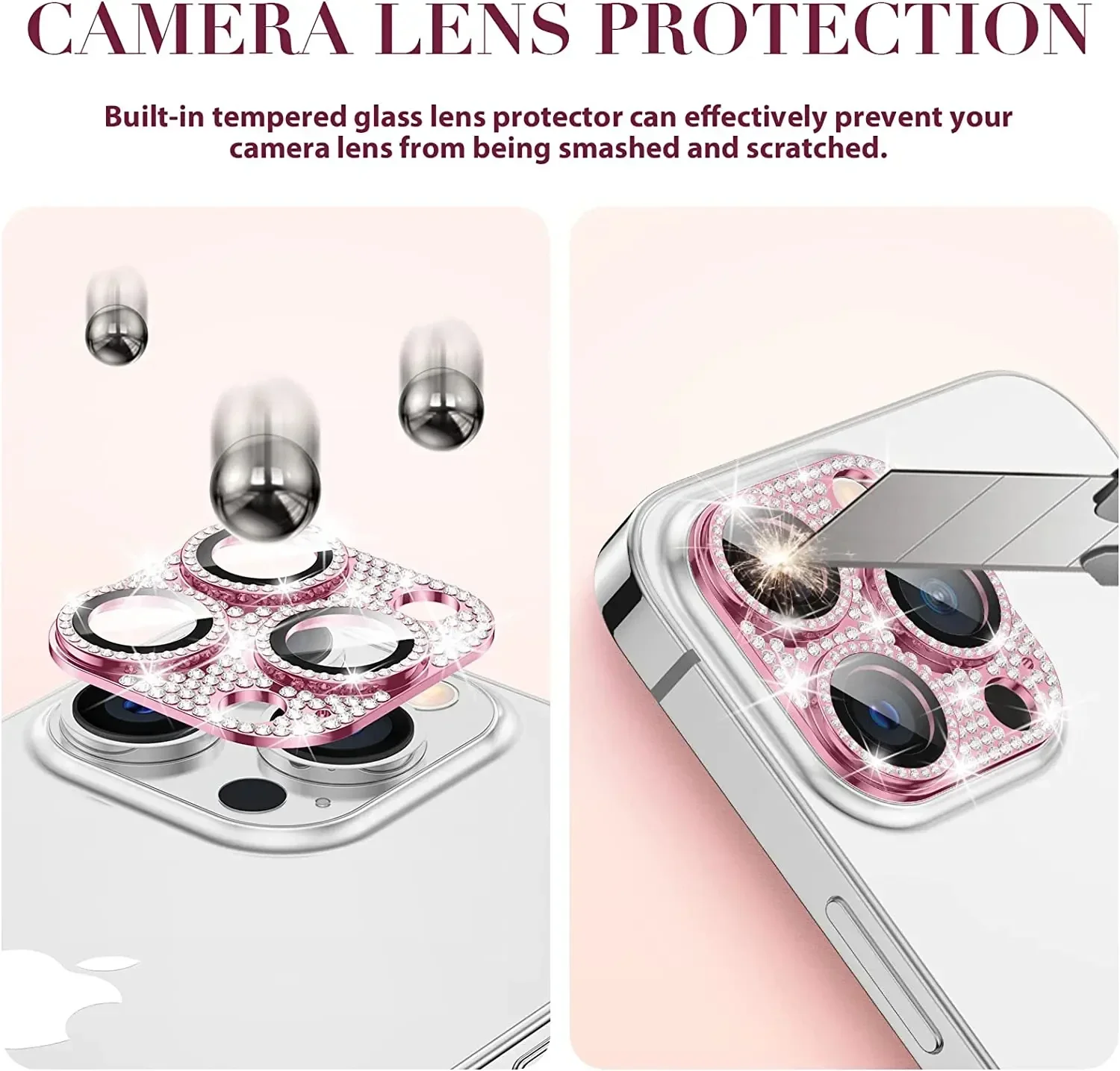 Protector de lente de cámara c - Tech Accessories Phone reseña y precio